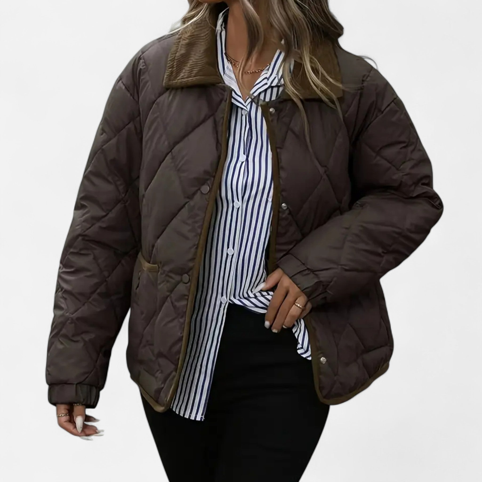 Lanemont’s Boutique | Women’s Brown Quilted Jacket