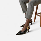 Lanemont’s Boutique | Women’s Pointed Toe Slingback Heels