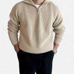 Lanemont's Boutique | Men’s Relaxed Half Zip Knit Sweater