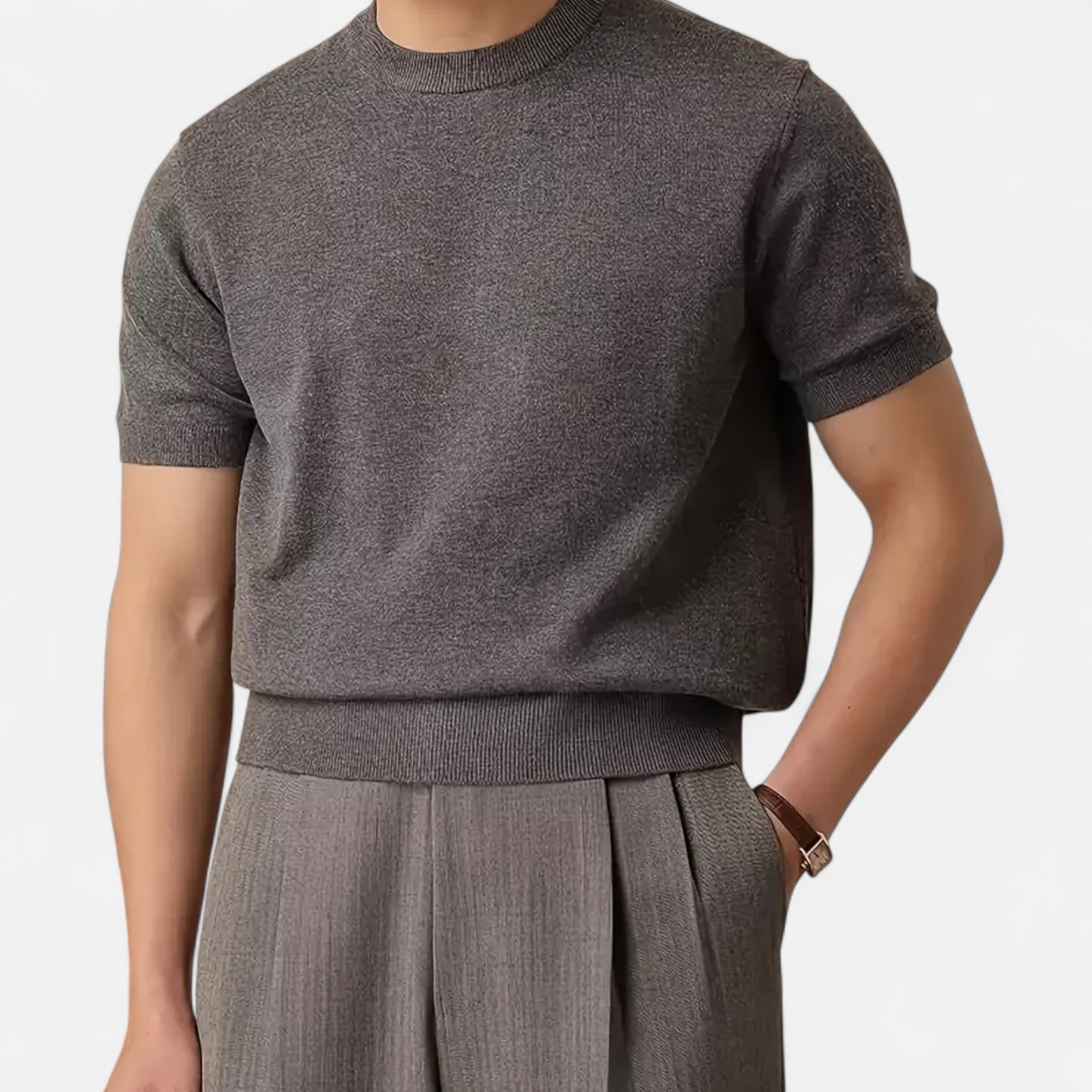 Lanemont's Boutique | Men’s Casual Knitted T-Shirt