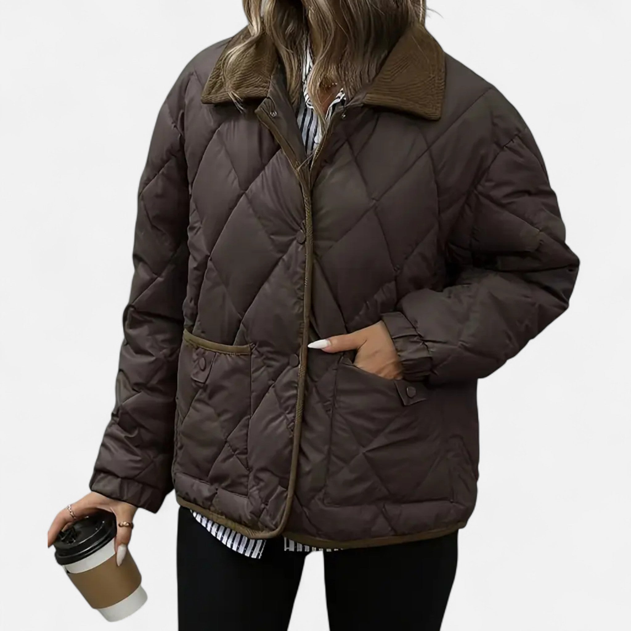 Lanemont’s Boutique | Women’s Brown Quilted Jacket