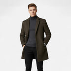 Lanemont’s Boutique | Men’s Mid-Length Wool Overcoat