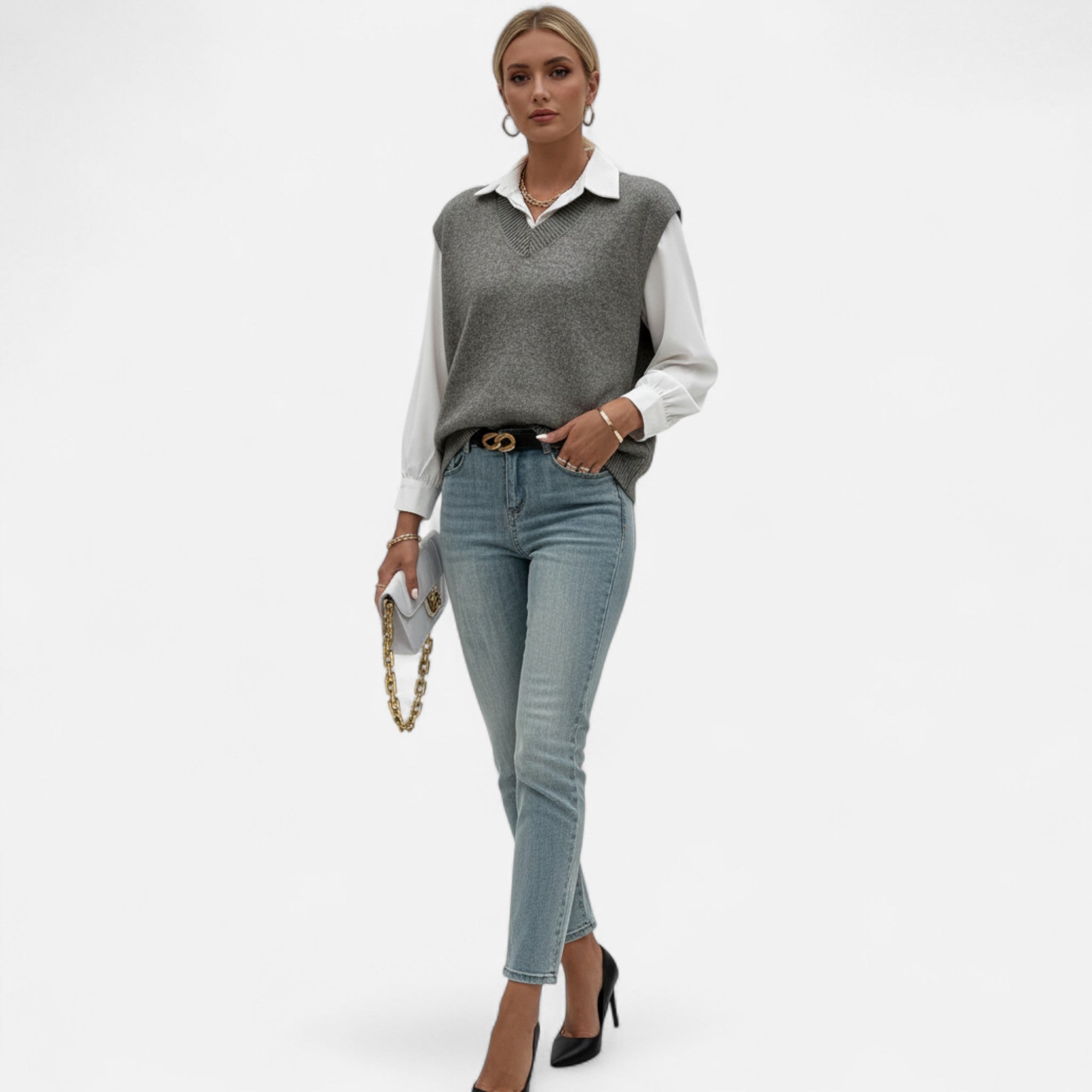 Lanemont's Boutique | Women’s Elegant Wool Knit Vest