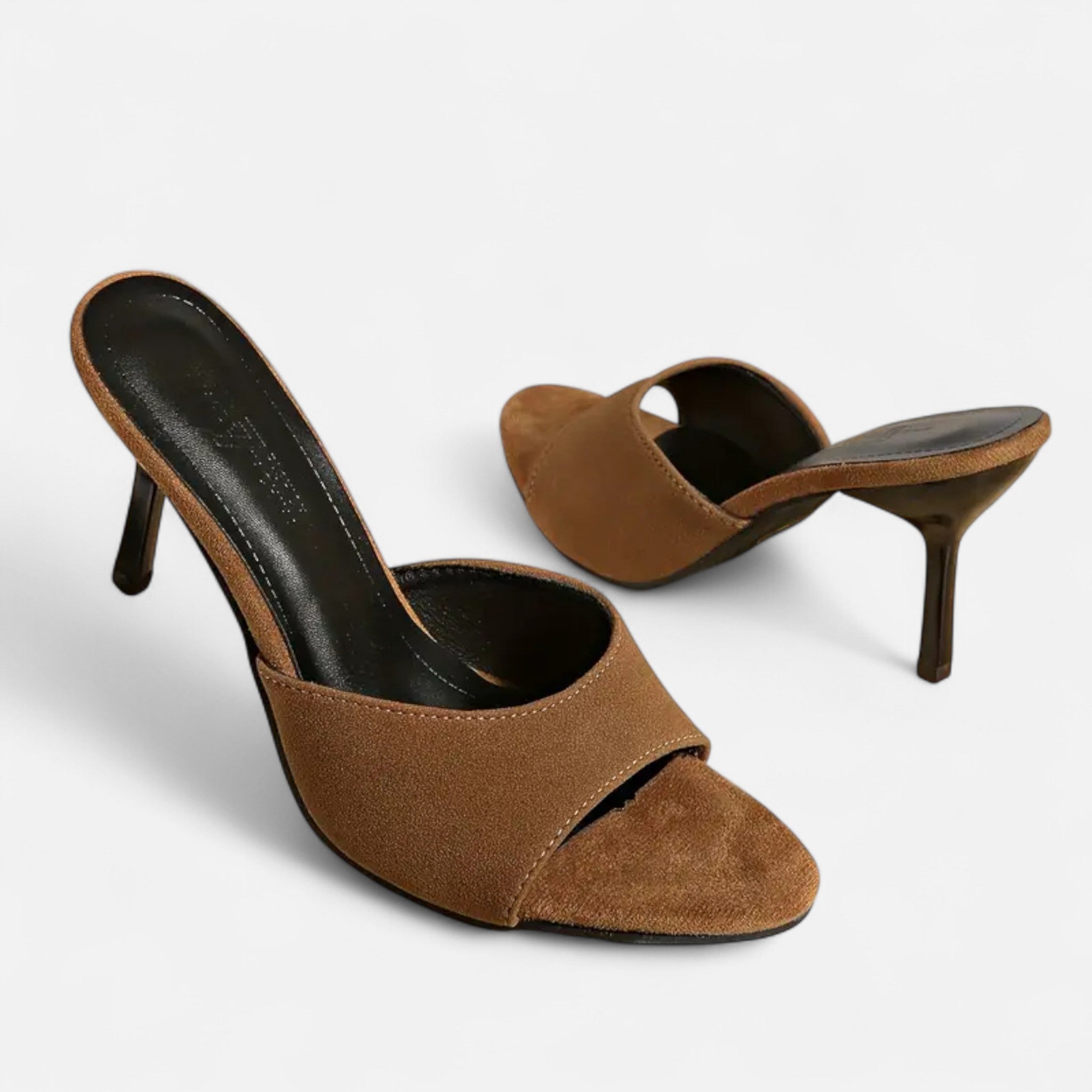 Lanemont’s Boutique | Women’s Suede High-Heel Mules