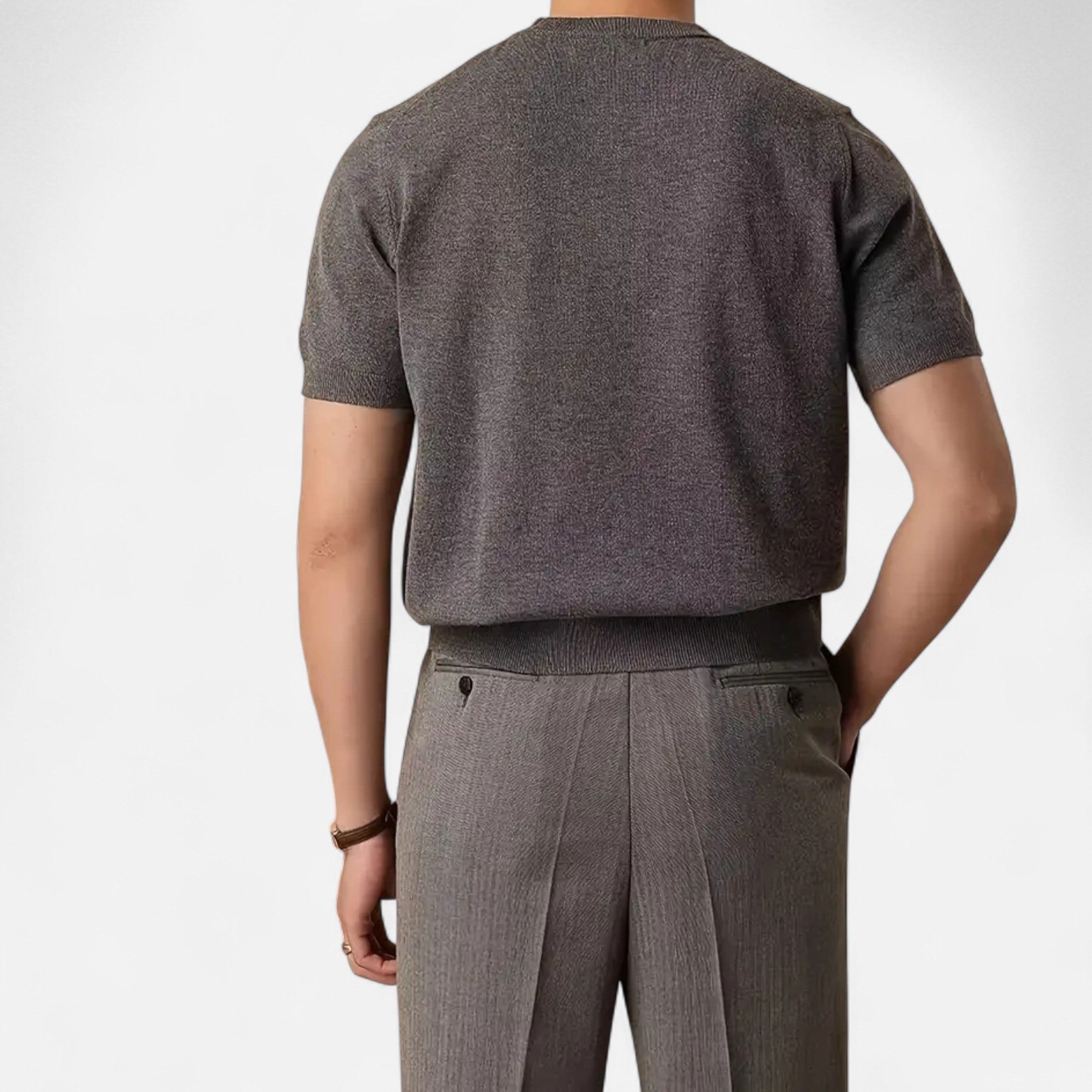 Lanemont's Boutique | Men’s Casual Knitted T-Shirt