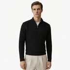 Lanemont's Boutique | Men’s Cable-Knit Half Zip Sweater