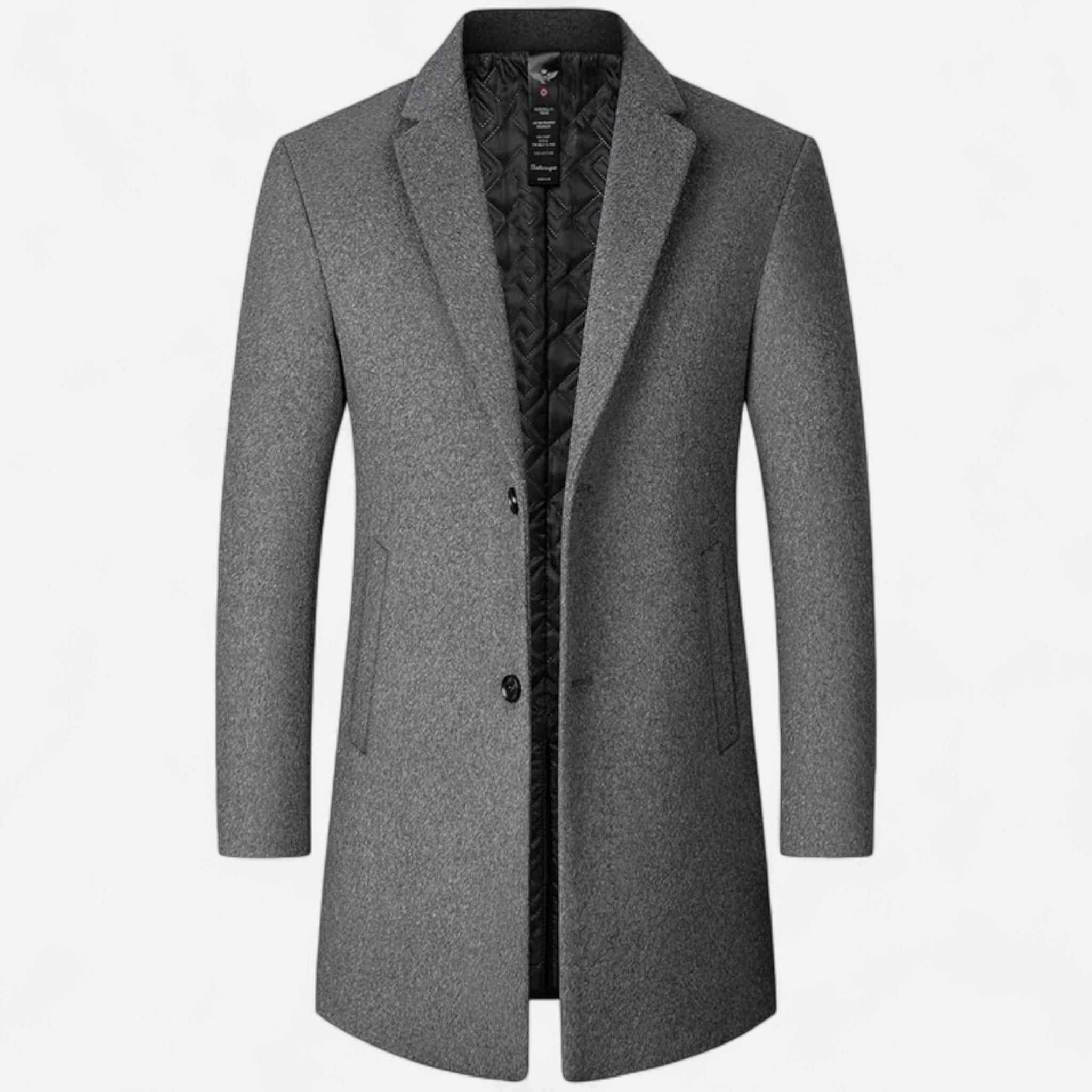 Lanemont’s Boutique | Men’s Mid-Length Wool Overcoat