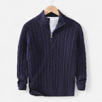 Lanemont's Boutique | Men’s Cable-Knit Half Zip Sweater