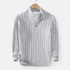 Lanemont's Boutique | Men’s Cable-Knit Half Zip Sweater