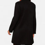 Lanemont’s Boutique | Women’s Black Double-Breasted Trenchcoat