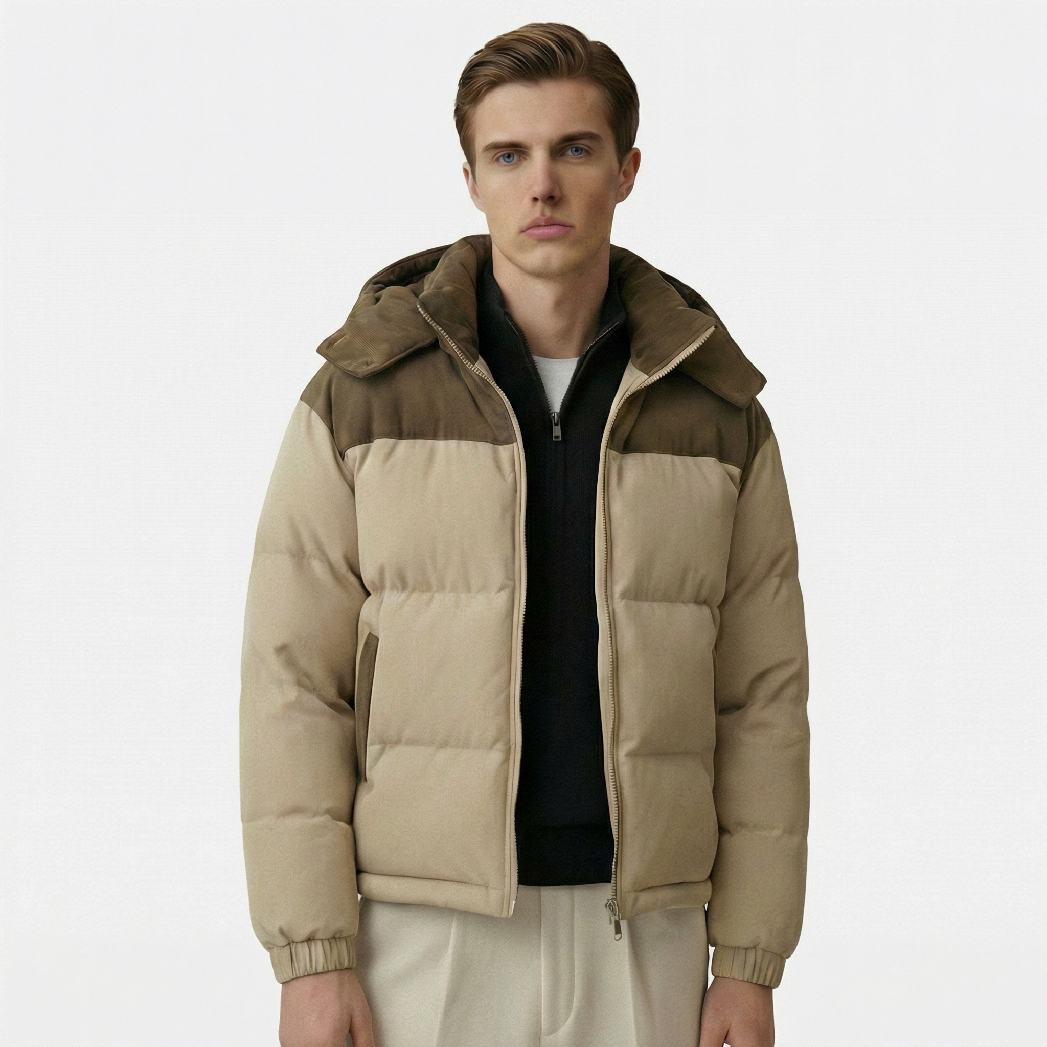 Lanemont's Boutique | Men's Winter Puffer Jacket with Removable Hood