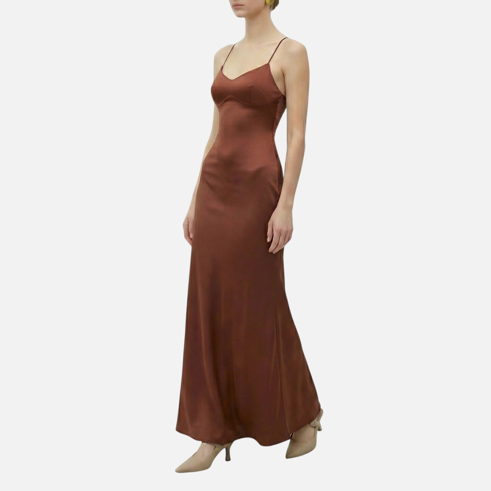 Lanemont's Boutique | Women's Maxi Dress with Thin Straps and Open Back