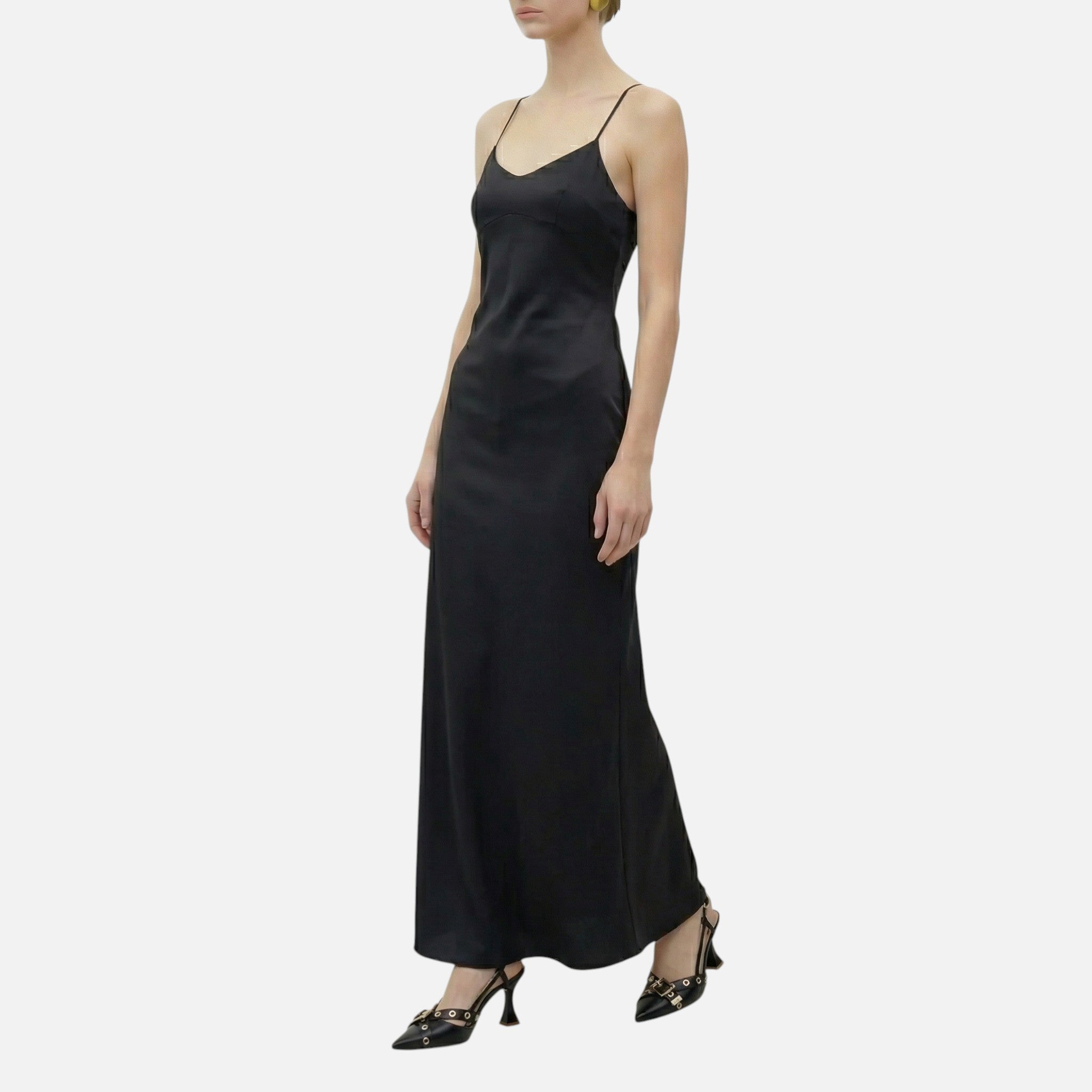 Lanemont's Boutique | Women's Maxi Dress with Thin Straps and Open Back