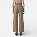 Lanemont's Boutique | Women's Plaid High Waste Wide Leg Trousers