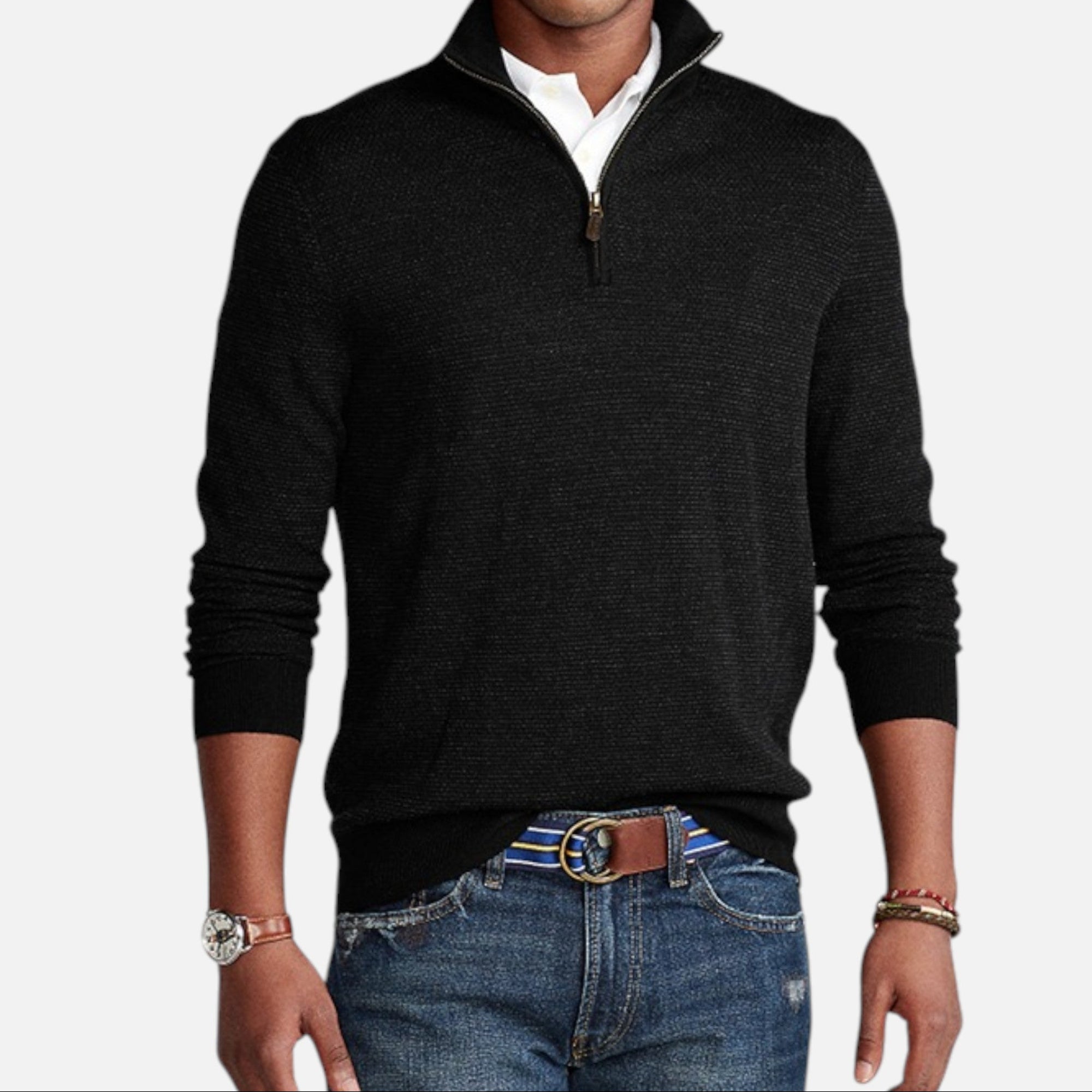 Lanemont’s Boutique | Men’s Heritage Wool Half-Zip Sweater